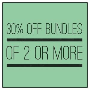 30% OFF 2 Or More Items!